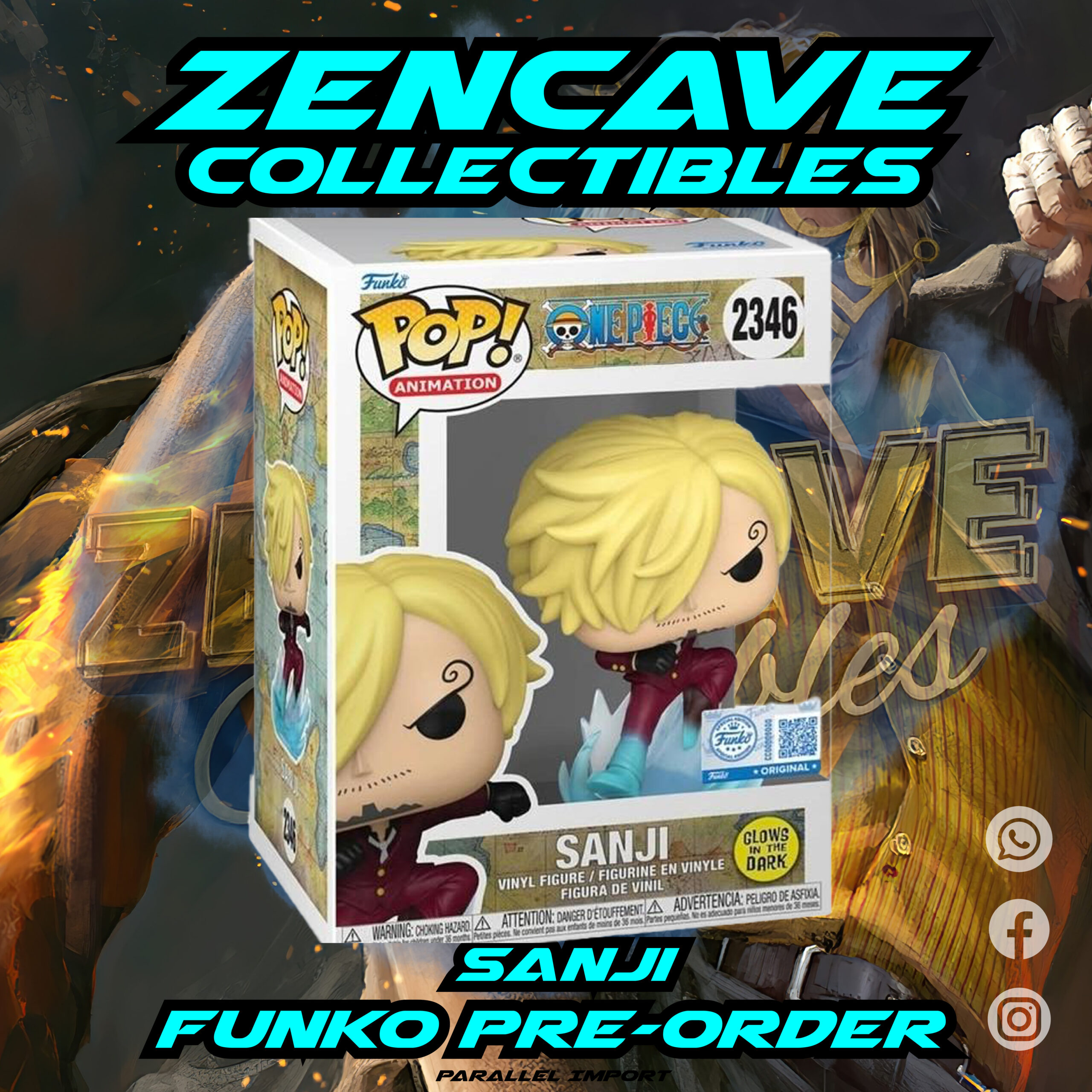 Funko! Sanji 2346 Pre-Order