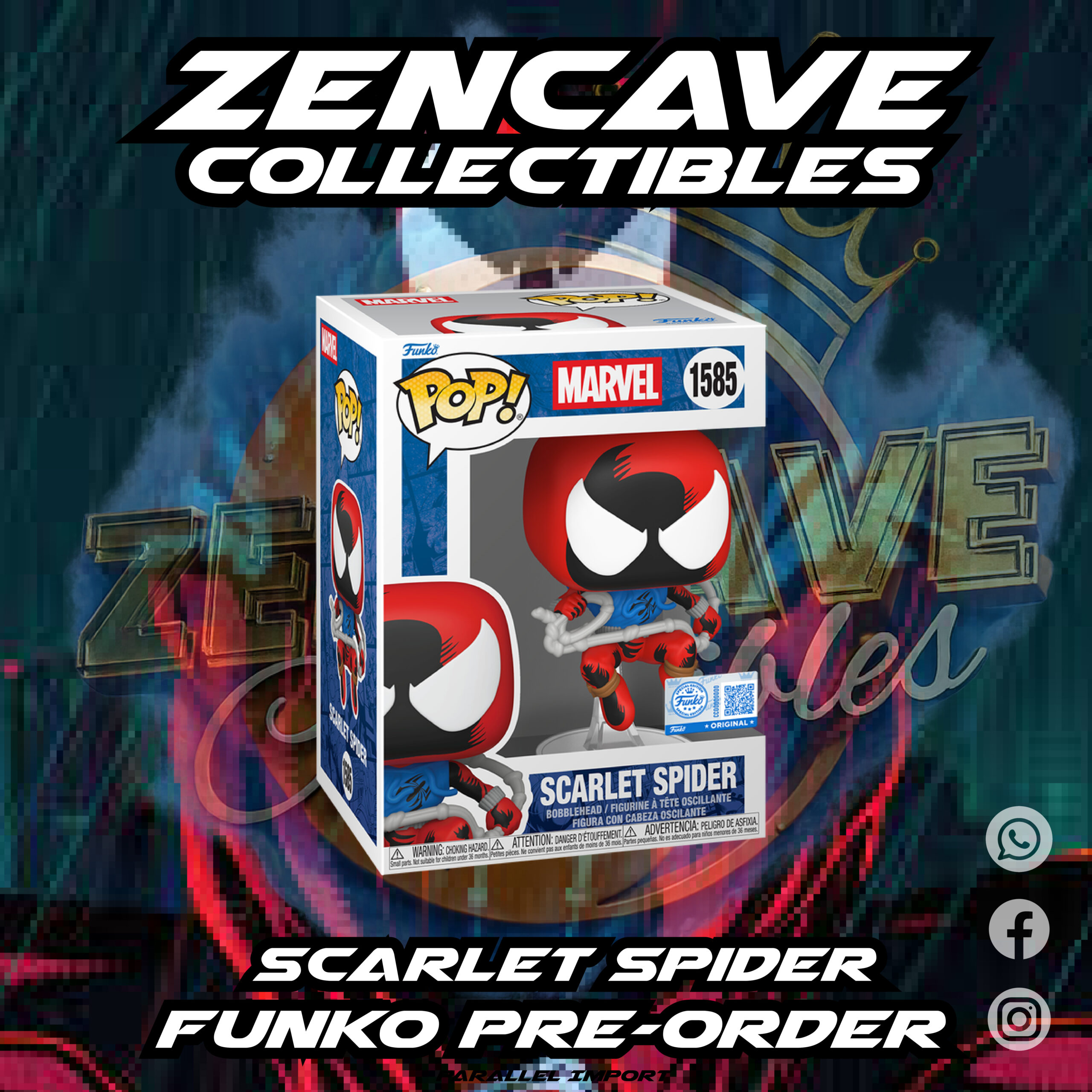 Funko! Scarlet Spider 1585 Pre-Order