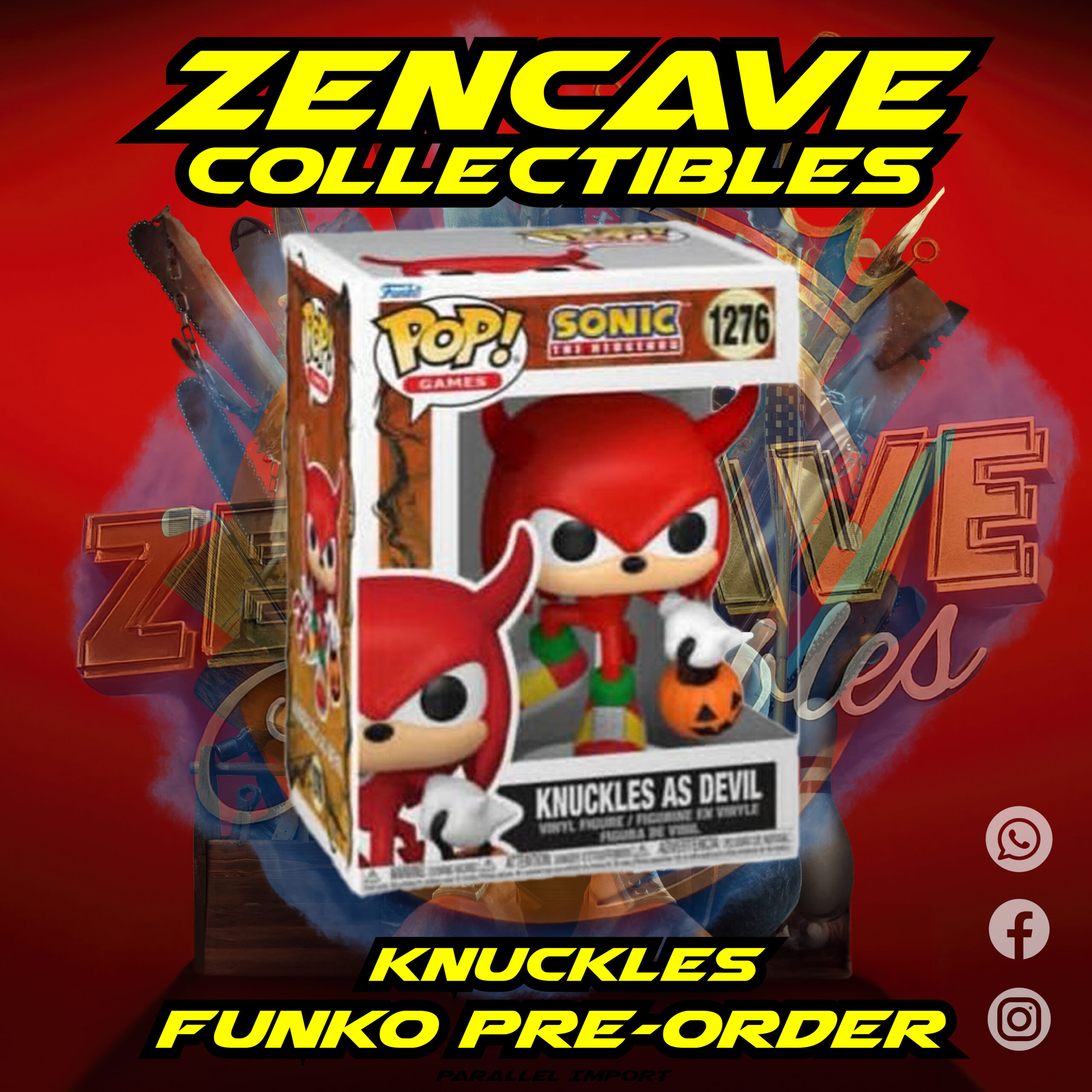 Funko! Knuckles 1276 Pre-Order