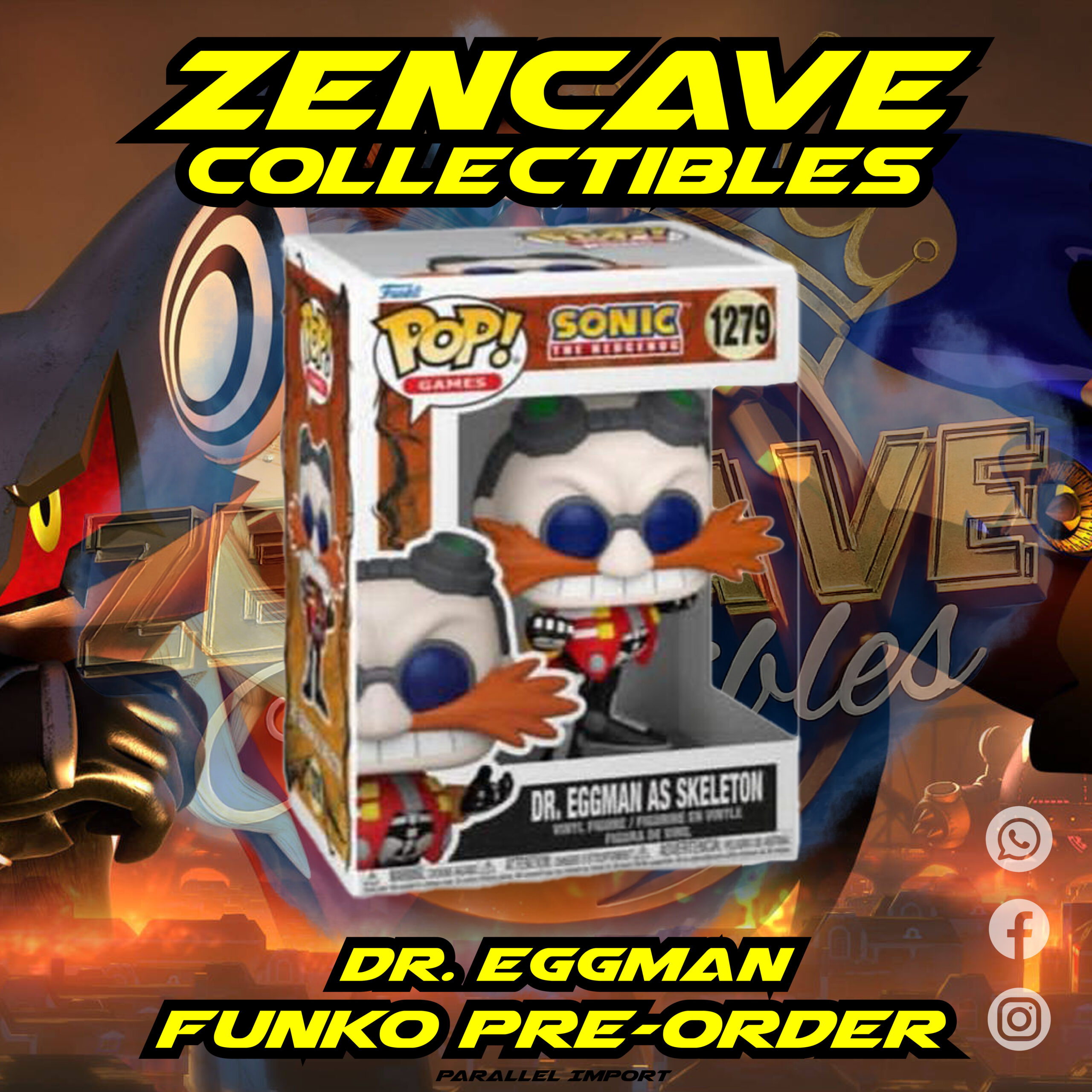 Funko! Dr. Eggman 1279 Pre-Order