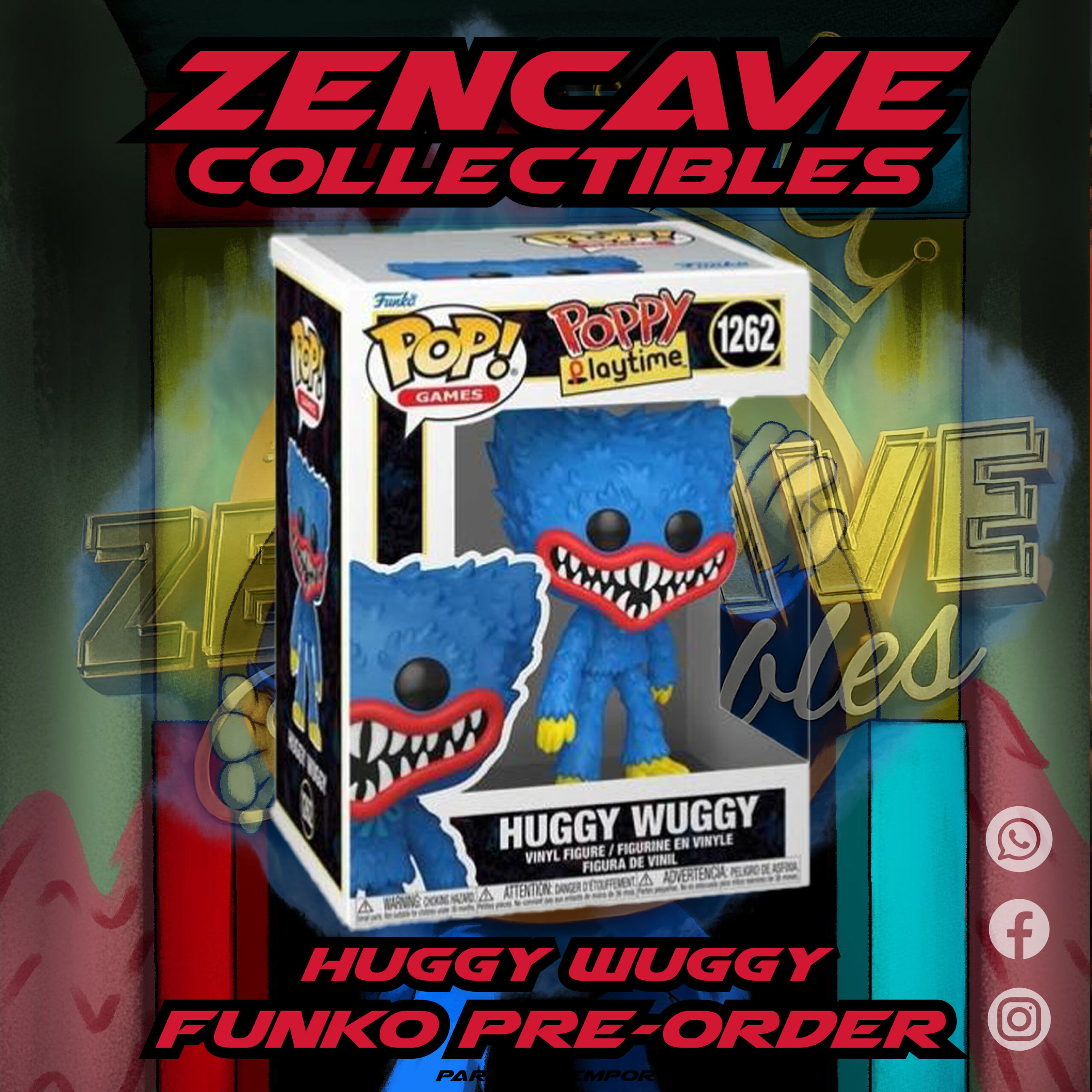 Funko! Huggy Wuggy 1262 Pre-Order