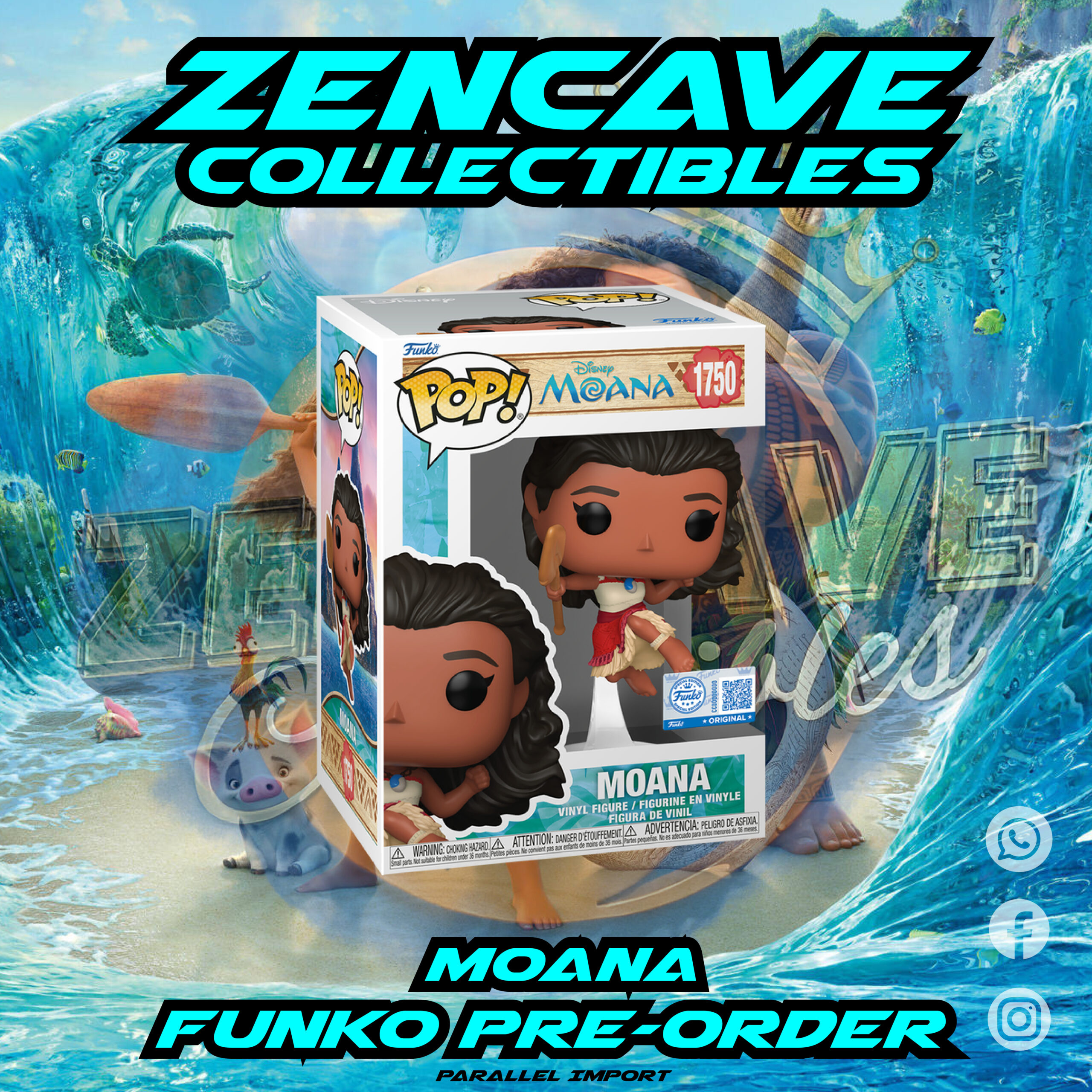 Funko! Moana 1750 Pre-Order