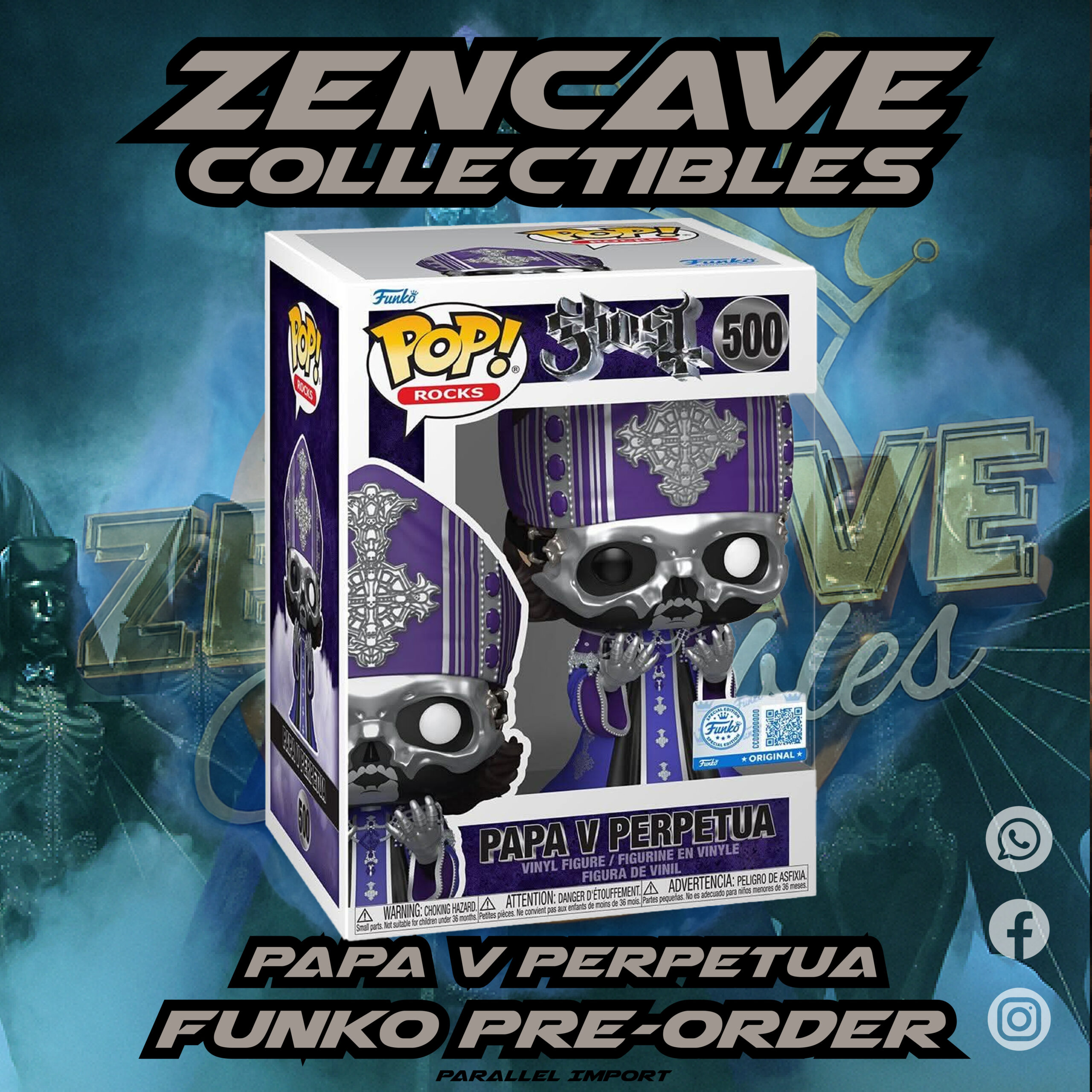 Funko! Papa V Perpetua 500 Pre-Order
