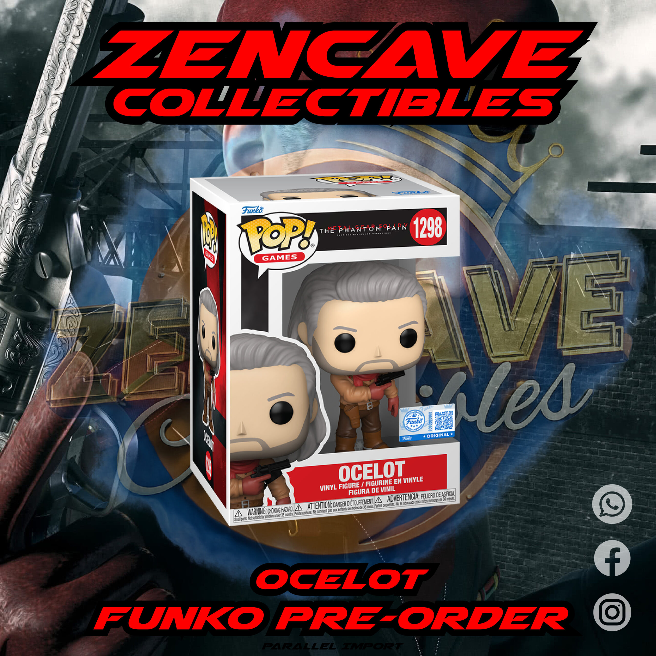 Funko! Ocelot 1298 Pre-Order