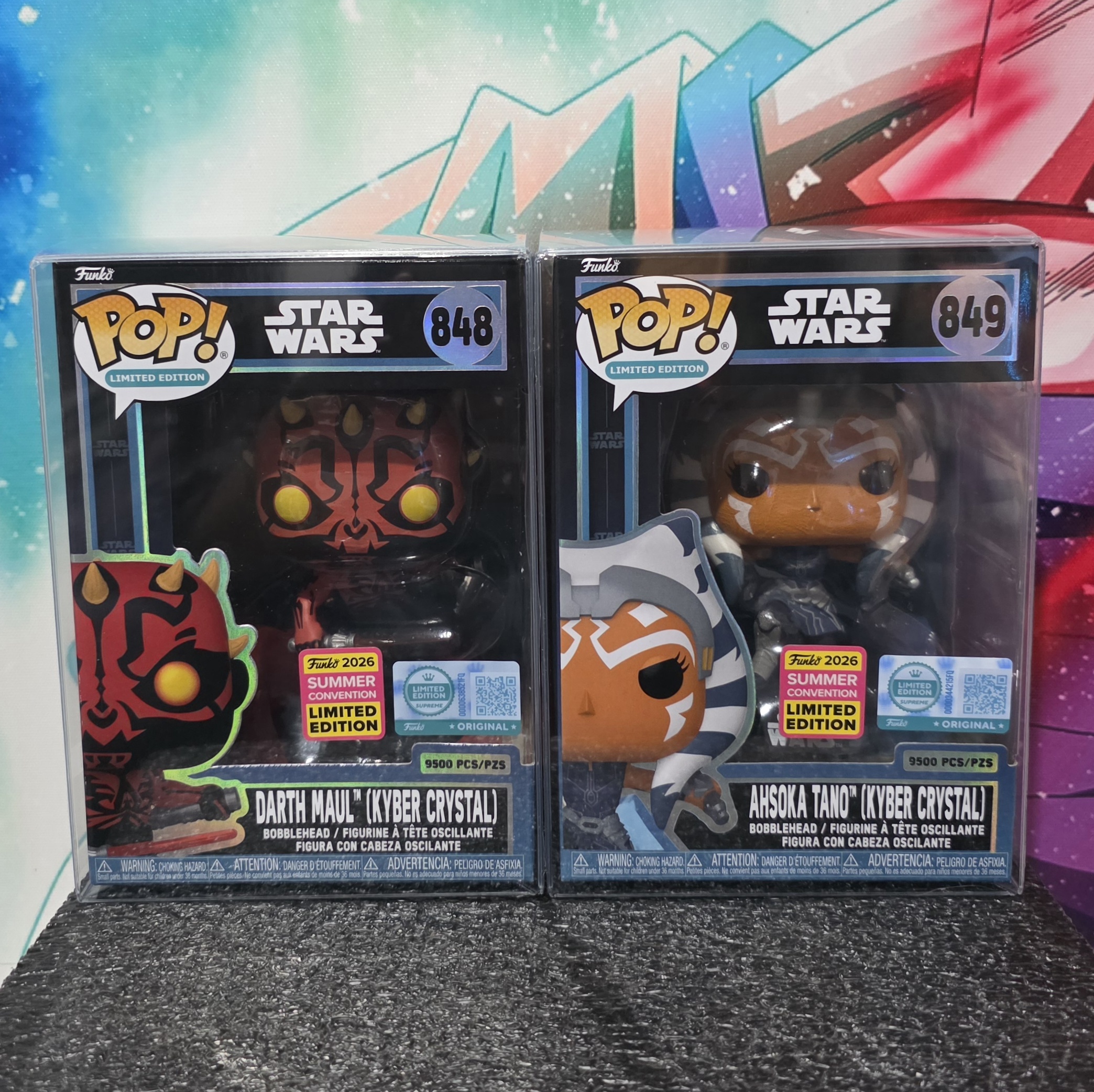 Funko! Star Wars Darth Maul & Ahsoka SDCC Exclusive Bundle